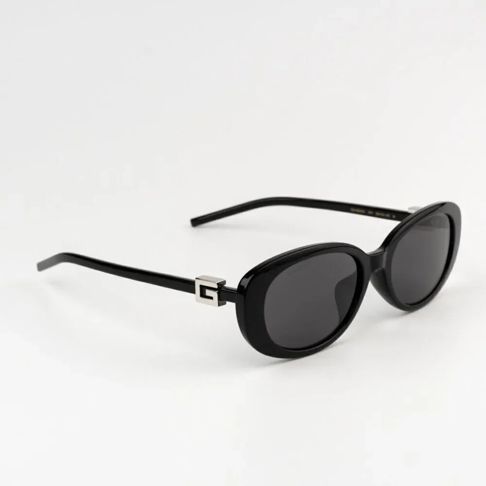 SALE! NEW Gucci GG1684SA 001 Black Grey Unisex Oval Sunglasses GG 1684SA